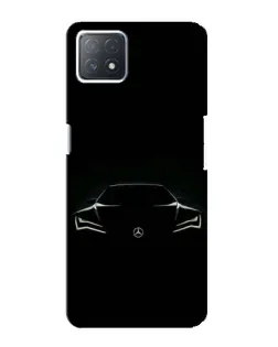 Чехол для OPPO A72 (5G) с картинкой «Mercedes — силуэт авто» Чехол для OPPO A72 (5G) с картинкой «Mercedes — силуэт авто»