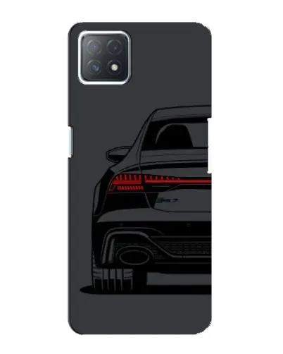 Чехол для OPPO A72 (5G) с картинкой «Задняя часть Audi — арт»