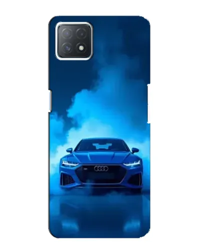 Чехол для OPPO A72 (5G) с картинкой «Audi — голубая энергия»
