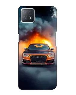 Чохол для OPPO A72 (5G) з картинкою «Audi у вогняному диму» Чохол для OPPO A72 (5G) з картинкою «Audi у вогняному диму»