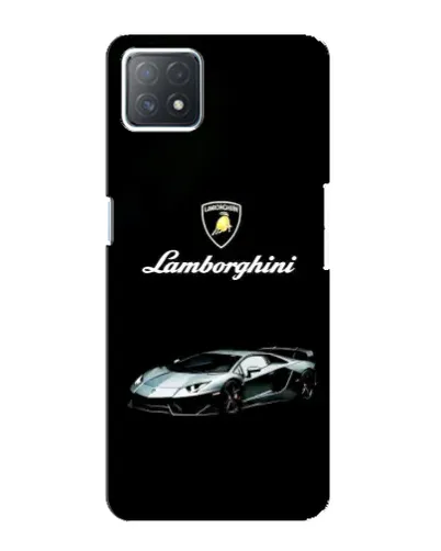 Чехол для OPPO A72 (5G) с картинкой «Логотип Lamborghini классика»