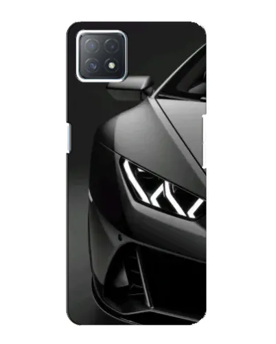 Чехол для OPPO A72 (5G) с картинкой «Lamborghini фары детализация»