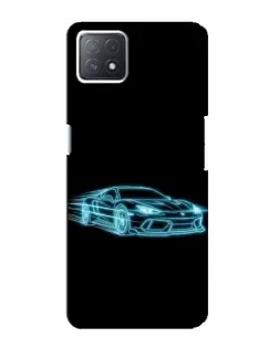 Чехол для OPPO A72 (5G) с картинкой «Неоновый контур Lamborghini» Чехол для OPPO A72 (5G) с картинкой «Неоновый контур Lamborghini»
