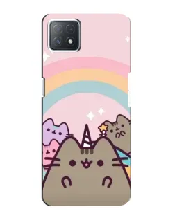 Чехол для OPPO A72 (5G) с картинкой «Единорог Pusheen»