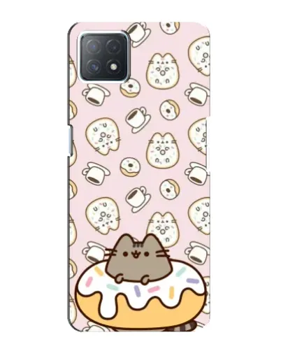Чехол для OPPO A72 (5G) с картинкой «Пушин на пончике» Чехол для OPPO A72 (5G) с картинкой «Пушин на пончике»