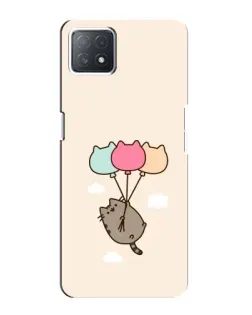 Чехол для OPPO A72 (5G) с картинкой «Пушин на шариках»