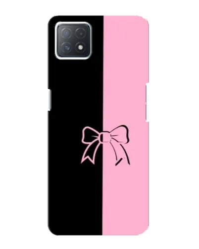 Чехол для OPPO A72 (5G) с картинкой «Половинки банта»