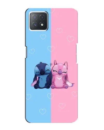 Чехол для OPPO A72 (5G) с картинкой «Stitch и Angel Love» Чехол для OPPO A72 (5G) с картинкой «Stitch и Angel Love»