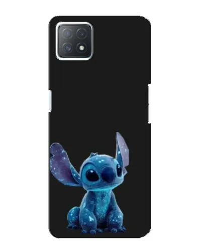 Чехол для OPPO A72 (5G) с картинкой «Стич на черном» Чехол для OPPO A72 (5G) с картинкой «Стич на черном»