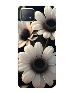 Чехол для OPPO A72 (5G) с картинкой «Белые маргаритки макро»