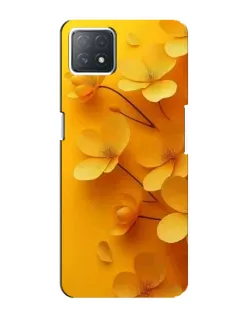 Чехол для OPPO A72 (5G) с картинкой «Золотые лепестки»