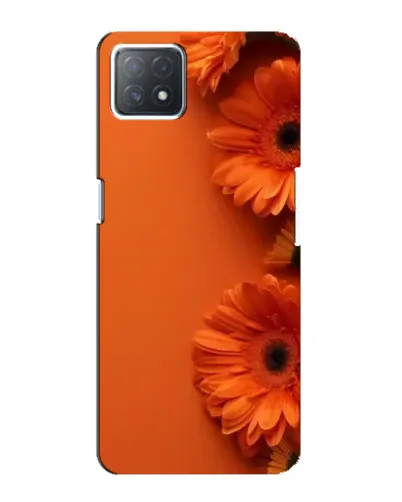 Чехол для OPPO A72 (5G) с картинкой «Оранжевые герберы»