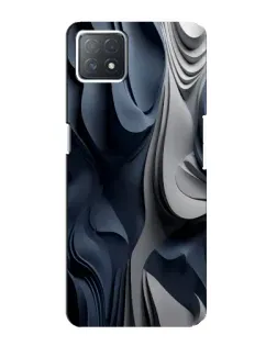Чохол для OPPO A72 (5G) з картинкою «Об'ємні сині складки» Чохол для OPPO A72 (5G) з картинкою «Об'ємні сині складки»