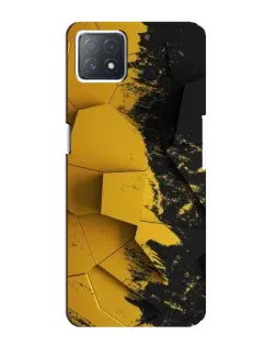 Чехол для OPPO A72 (5G) с картинкой «Золотые осколки геометрии»