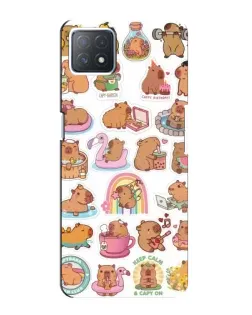 Чохол для OPPO A72 (5G) з картинкою «Капібари набір»