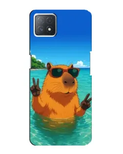Чохол для OPPO A72 (5G) з картинкою «Морська капібара»