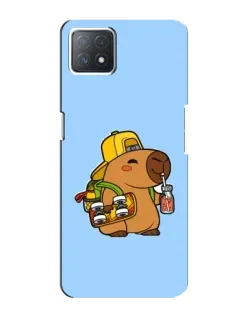 Чохол для OPPO A72 (5G) з картинкою «Капібара на скейті»