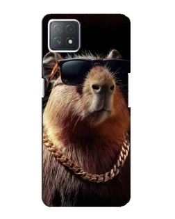 Чохол для OPPO A72 (5G) з картинкою «Капібара золотий ланцюг»