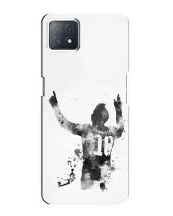 Чохол для OPPO A72 (5G) з картинкою «Чорно-білий силует Мессі» Чохол для OPPO A72 (5G) з картинкою «Чорно-білий силует Мессі»