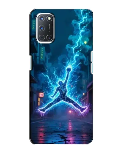 Чехол для OPPO A72 с картинкой «Jordan Gold Jumpman»