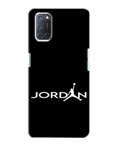 Чехол для OPPO A72 с картинкой «Jordan White Logo»