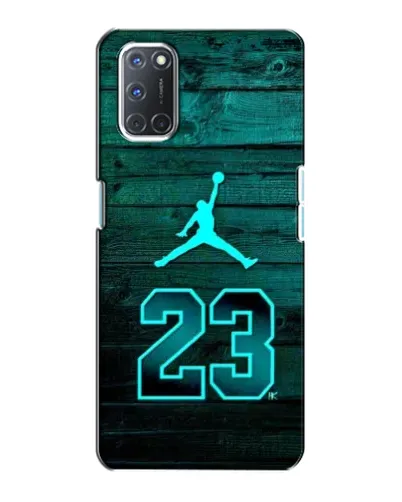 Чехол для OPPO A72 с картинкой «Jordan Cyan 23»