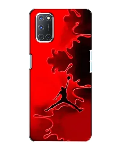 Чехол для OPPO A72 с картинкой «Jordan Red Smoke»