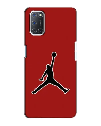 Чехол для OPPO A72 с картинкой «Jordan Red Back»