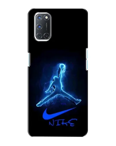 Чехол для OPPO A72 с картинкой «Jordan Neon Blue»
