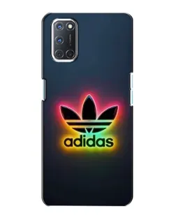 Чехол для OPPO A72 с картинкой «Неоновый Adidas»
