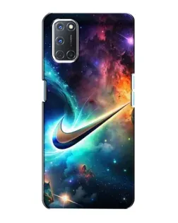 Чехол для OPPO A72 с картинкой «Космический Nike Swoosh»