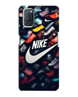 Чехол для OPPO A72 с картинкой «Коллекция кроссовок Nike»