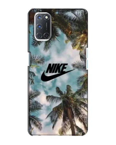 Чехол для OPPO A72 с картинкой «Тропический принт Nike» Чехол для OPPO A72 с картинкой «Тропический принт Nike»
