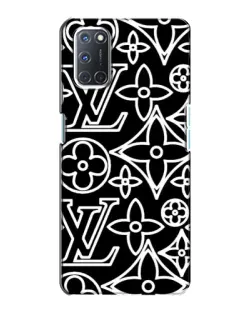 Чохол для OPPO A72 з картинкою «Чорно-білий візерунок LV» Чохол для OPPO A72 з картинкою «Чорно-білий візерунок LV»