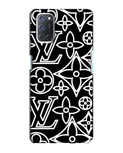 Чохол для OPPO A72 з картинкою «Чорно-білий візерунок LV» Чохол для OPPO A72 з картинкою «Чорно-білий візерунок LV»