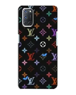 Чохол для OPPO A72 з картинкою «Кольорова монограма LV»