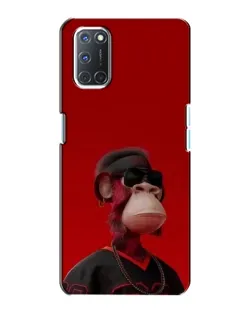 Чохол для OPPO A72 з картинкою «Bored Ape в червоному»
