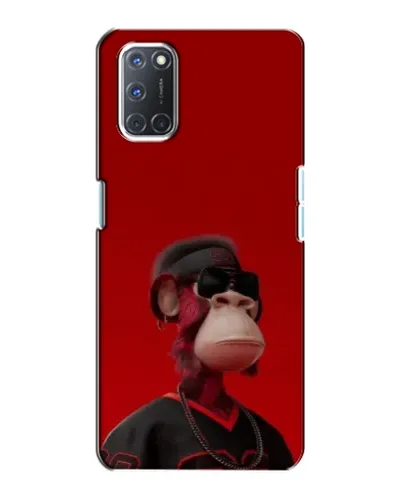 Чохол для OPPO A72 з картинкою «Bored Ape в червоному»