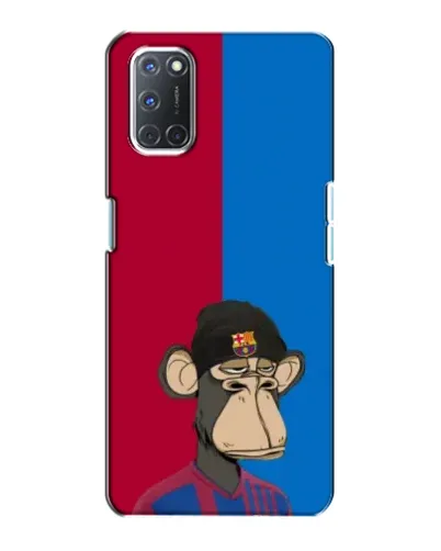 Чохол для OPPO A72 з картинкою «Bored Ape — фанат Барси»