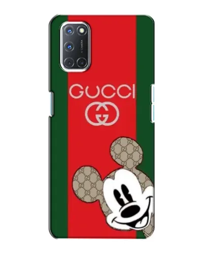 Чохол для OPPO A72 з картинкою «Gucci — смуги та Міккі»
