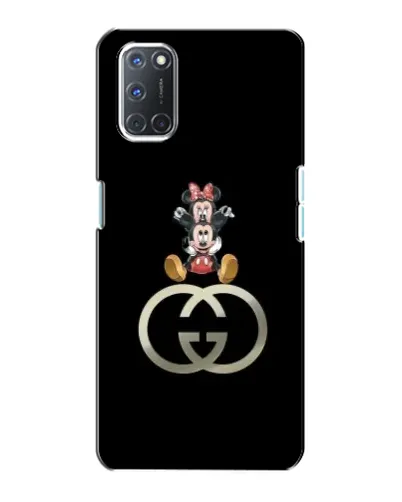 Чохол для OPPO A72 з картинкою «Мінні Маус на лого»