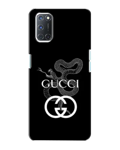 Чохол для OPPO A72 з картинкою «Gucci — срібна змія»