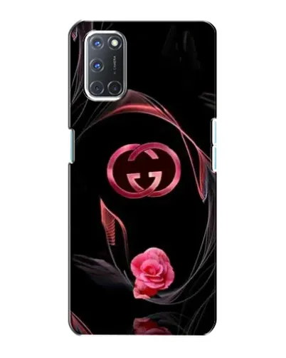 Чохол для OPPO A72 з картинкою «Gucci — неонова троянда»