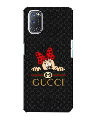 Чохол для OPPO A72 з картинкою «Мінні Маус Gucci — чорний»