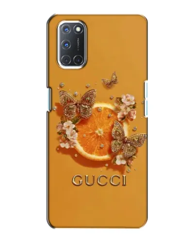 Чехол для OPPO A72 с картинкой «Gucci — золотые бабочки» Чехол для OPPO A72 с картинкой «Gucci — золотые бабочки»