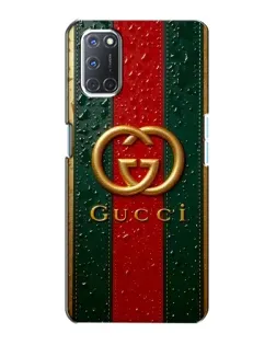 Чохол для OPPO A72 з картинкою «Gucci — фірмова смуга та золото» Чохол для OPPO A72 з картинкою «Gucci — фірмова смуга та золото»