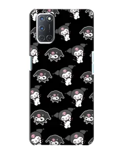Чохол для OPPO A72 з картинкою «Чорний паттерн Kuromi»