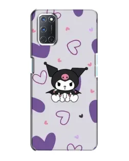 Чохол для OPPO A72 з картинкою «Kuromi та лавандові серця»