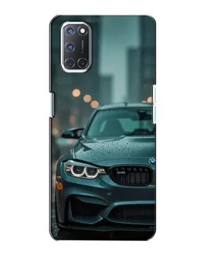 Чохол для OPPO A72 з картинкою «BMW у вогнях міста»