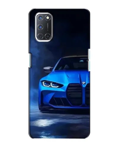 Чохол для OPPO A72 з картинкою «Блакитна BMW M4»